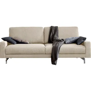 Creation BY ROLF BENZ 3-Sitzer »CR.450, Designsofa, Loungesofa«, Armlehne niedrig, Fuß chromfarben glänzend, Breite 204 cm, beige