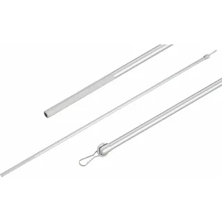 Schleuderstab GOOD LIFE "Prim" Gr. 2, silber (silberfarben), L:100cm Ø:1cm, Schleuderstäbe, Schleuderstab, für Vorhänge