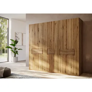 Home Affaire »Ambroise aus Wildeiche, erhältlich in verschiedenen Breiten« Massivholz-Kleiderschrank, im 50 cm Raster planbar