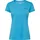 T-Shirt für Damen Schnelltrocknendes pflegeleichtes Sport Shirt Atmungsaktives Outdoor T-Shirt mit Rundhals Aqua 40