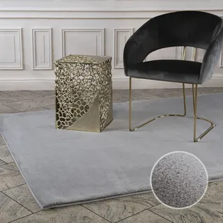 Carpet City "TOPIA 400", rechteckig 21 mm Höhe Kunstfell-Teppich mit Kaninchenfell-Optik, Haptik, Schlafzimmer,
