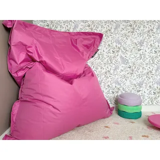 BELIANI Sitzsack Rosa 140 x 180 cm Indoor Outdoor Stark wasserabweisender Langfristige Volumenstabilität Leicht Gewicht - Rosa