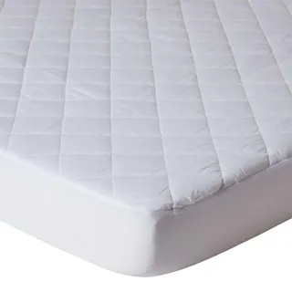 Homescapes Matratzenschoner wasserdicht & gepolstert, 90/200 cm , Weiß , Textil , Rechteckig , 90x200 cm , Oeko-Tex® Standard 100 , Schlafzimmer, Matratzen, Matratzenschoner & Matratzenzubehör