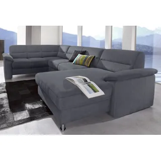 sit&more Wohnlandschaft, inklusive Boxspring/Federkern-Polsterung, wahlweise mit Bettfunktion, frei im Raum stellbar