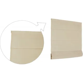 Basic Raffrollo Faltrollo 140x240 cm Beige Raffgardine - Beige