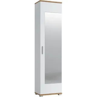 living charm Hola Garderobenschrank 50 x 33,5 x 198,5 cm weiß