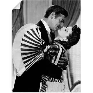 Artland Poster »Vom Winde verweht 1939 III« Film 1 Stk. tlg. ohne Rahmen, schwarz