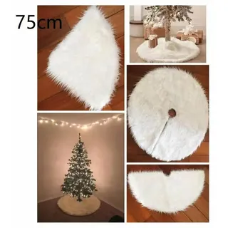 Weihnachtsbaum Teppich Rock Teilbaum Weihnachten Dekoration 75cm Bal
