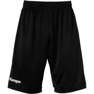 Kempa Player Long Basketballshorts Kinder schwarz/weiß 140