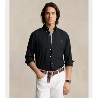 Polo Ralph Lauren für Herren. 710928255006 Custom Fit Shirt schwarz (M), Lässig, Party, Baumwolle, Klassisch, Langarm