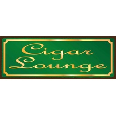 Holzschild 27x10 cm - Cigar Lounge Zigarre Lounge