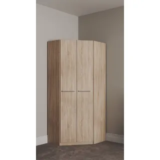 Priess Eckschrank Barcelona 78 x 193 x 0 cm Weiß