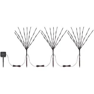 Globo Solarleuchte , Braun , Kunststoff , 900x62 cm , mit Schalter , Dekoration, Gartendeko