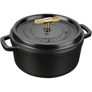 Staub Cocotte Buster + Punch Bräter 24 cm rund