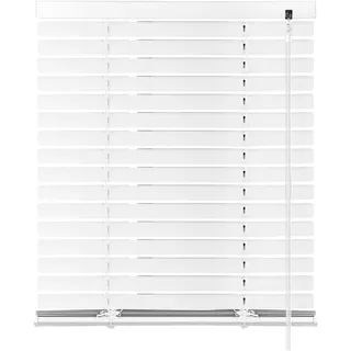 S SIENOC Aluminium Jalousie Weiß B50xH130cm Venetian Blinds Jalousie ohne Bohren inkl. Klemmclips