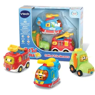 Vtech Rennwagen - Trio Set n°1 (Feuerwehrmänner, Krankenwagen,Stadtauto)