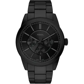 Fossil Quarzuhr »PEARSON« Armbanduhr, Herrenuhr, Edelstahlarmband, analog, Tag, Wochentag, schwarz
