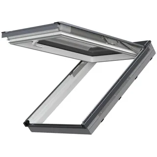 FAKRO Dachfenster Klapp-Schwingfenster Schallschutzfenster 3fach Verglasung PPP-X MAX P50 ABMX  GREENVIEW und Eindeckrahmen