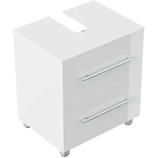 Posseik Unterbau auf Standfüßen Mondial Universal 55 cm Weiß Hochglanz