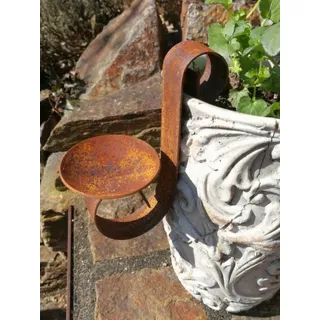 Edelrost Kerzenhalter zum Einhängen