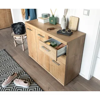 vogl möbelfabrik Kinderkommode Sunny 100 x 80 x 35 cm Eiche braun