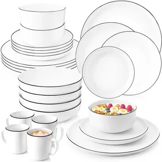 sänger Marlo Black Rim Kombiservice 30-tlg. schwarz