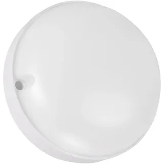 LED Außenleuchte rund Ø 16 cm IP65 Weiß 3900 K Lampe Feuchtraum Bad Keller