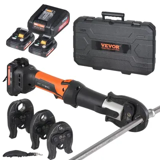 Vevor Pro Presswerkzeug inkl. 2 x 2,0 Ah + Tragetasche