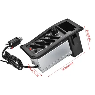 Tonabnehmer, Gitarren Pick Up, Equalizer Digital Tuner, 4Band Tonabnehmer, Gitarrenzubehör - Schwarz