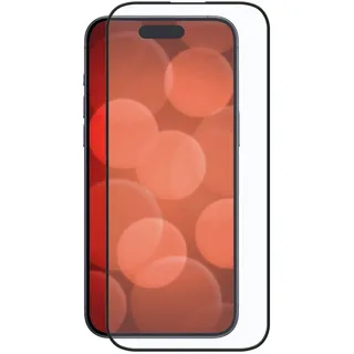 Displex Premium Glass) 1 Stück, iPhone 16, Eco-Montagerahmen, Full Cover,
