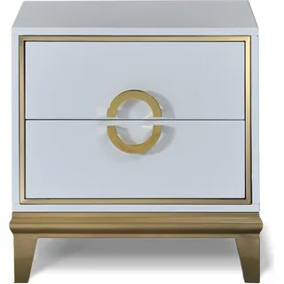 Design Nacht Konsole Tisch Kommode Tische Konsolen Schrank Schlafzimmer Beistell - Weiß