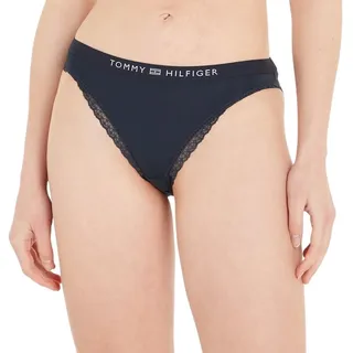 Tommy Hilfiger Damen Slip Unterwäsche, Blau (Desert Sky), L