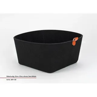 Justinus Universalkorb , Textil , quadratisch , 22x12x22 cm , Ordnen & Aufbewahren, Dekoboxen & Aufbewahrungsboxen, Regalboxen & Stehsammler