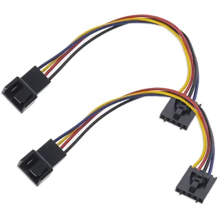 2pcs 5-poliges zu 4-poligem Lüfteradapter Konverter Verlängerungskabel Spezielle Lüfterschnittstellen Konvertierungsleitung Kompatibel mit Dell Computer PC