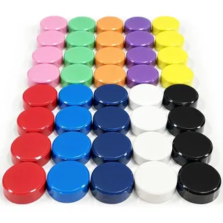Qualsen Magnete für Magnettafel, 40 Stück Stark Magnete kühlschrank, kühlschrankmagnete kühlschrank magneten klein whiteboard magneten magnettafel kühlschrank für Whiteboard Kühlschrank