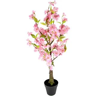 I.GE.A. Kunstbaum »Kirschblütenbaum« Im Topf, rosa,