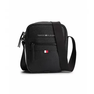 Tommy Hilfiger für Herren. AM0AM09504 Essential kleine Reportertasche schwarz (OSFA), Lässig, Polyurethan
