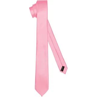 Ladeheid Klassische Herren Krawatte, glänzend, Perfekt für Büro & Festlichkeiten, Vielfältige Farben - Ideal für Geschäftsmeetings, Hochzeiten TMS-6 (150cm x 6cm, Lachs)