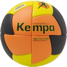 Kempa Handball ROTATOR 24 Panel, orange/limone/schwarz, Gr. 1