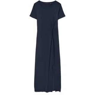 VERO Moda Damen Vmava Lulu Ancle Dress Ga Petite Kleid, Navy Blazer, L EU