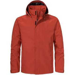 Schöffel Regenjacke SCHÖFFEL "Jacket Gmund M", Herren, Gr. 54, schwarz crabapp, Obermaterial: 100% Polyester; normal, Jacken Regenjacke
