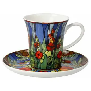 Goebel Espressotasse Tiffany - Libelle, Espresso Tasse, Fine Bone China, 67003101 - Bunt