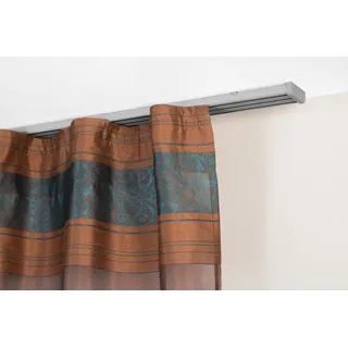 Good Life Gardinenschiene »Sileno« 3 läufig-läufig Fixmaß, silberfarben