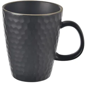 Keramikbecher schwarz TEA TIME 420 ml - Schwarz