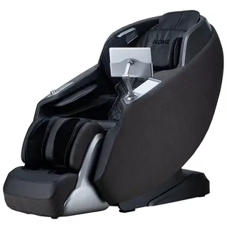 Home Deluxe Massagesessel ALVINA mit Premium Webstoffpolsterung Schwarz