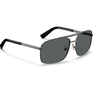 CARFIA Herren Sonnenbrille Polarisiert UV400 Pilotenbrille Metall Schwarz