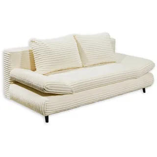 ed exciting design Schlafsofa »Sunny 2 Rückenkissen, beige