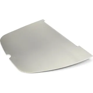 Edelstahl Grillplatte | Plancha passend für Napoleon Travel Q - ersetzt die linke Grillrosthälfte - extra massiv