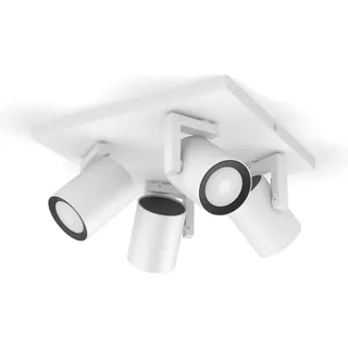 Philips Argenta 4er Spot 24 cm grau/weiß