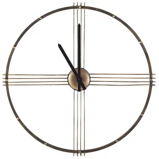 Beliani Ascona 64,0 cm 64 Wanduhr gold/schwarz